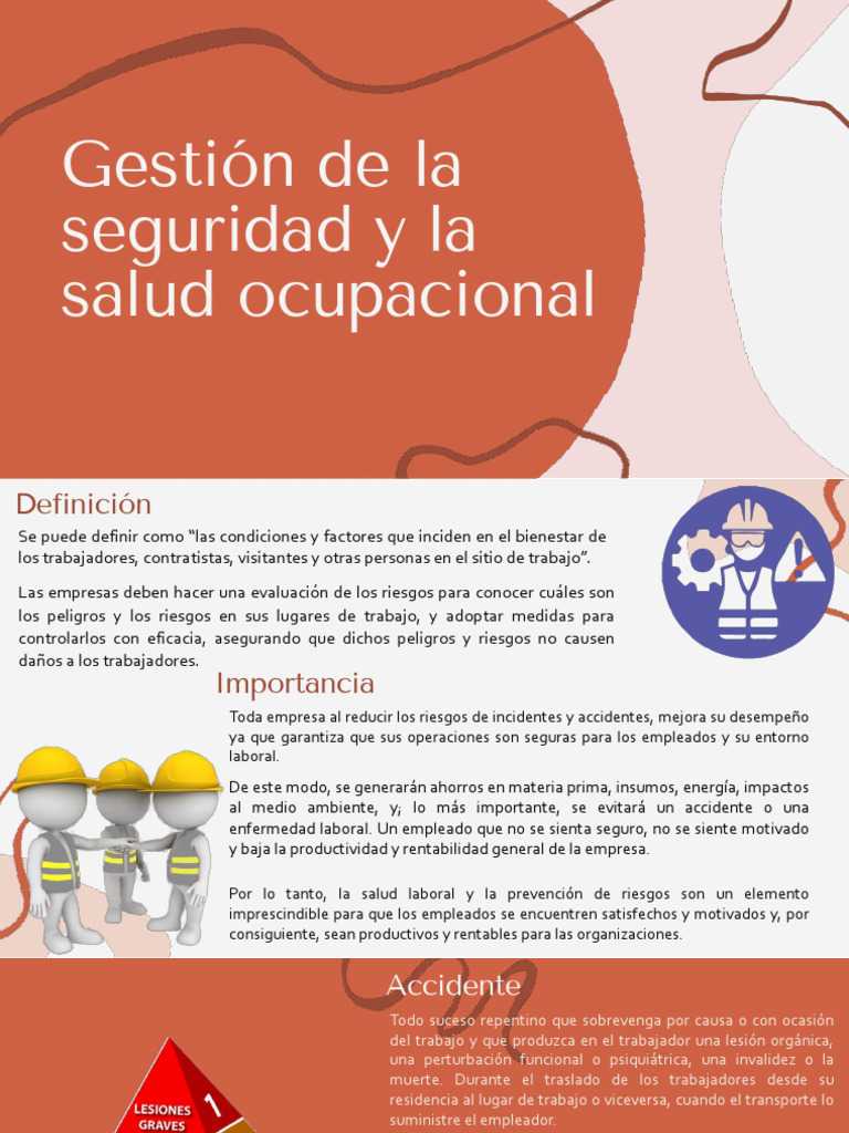 Seguridad y Salud Ocupacional en Empresas | PDF | Seguridad y salud ...