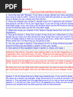 E-Juice Recipe and Nicotine Calculator | PDF | Cooking, Food & Wine