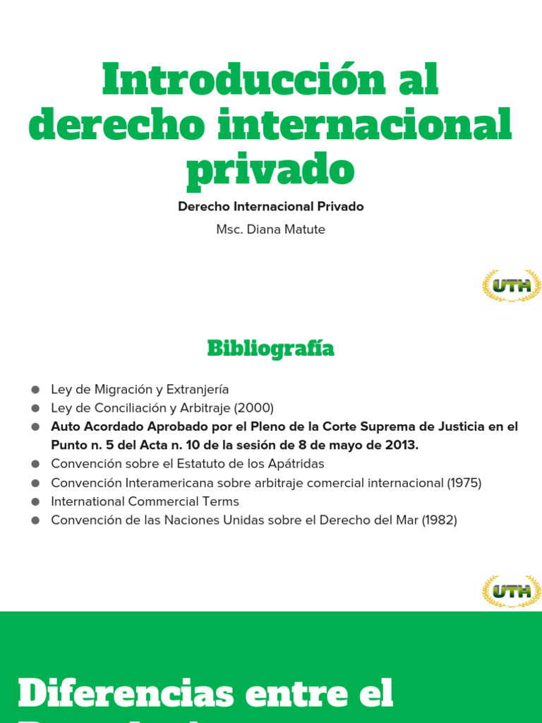1.+Introducci%C3%B3n+Al+Derecho+Internacional+Privado+ +I+PARCIAL | PDF ...