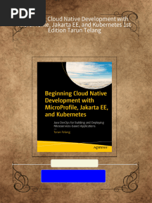 Beginning Cloud Native Development with MicroProfile, Jakarta EE, and Kubernetes 1st Edition Tarun Telang all chapter instant download
