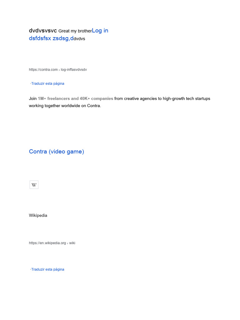 Contra Game & Freelancer Platform | PDF