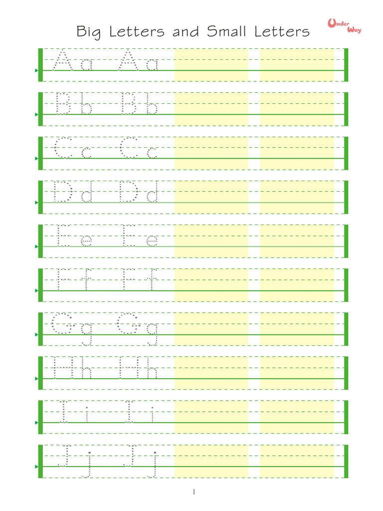 Understanding Big and Small Letters | PDF