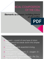 Chemical Composition of The Cell