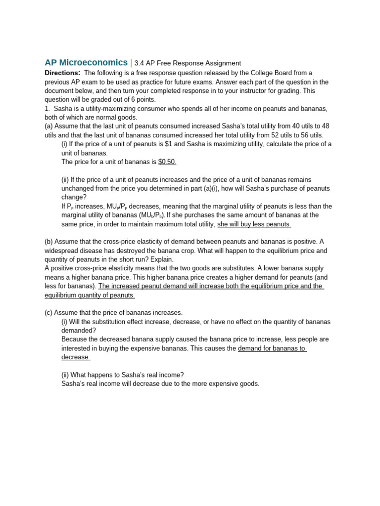 Micro - 3.4 Assignment | PDF