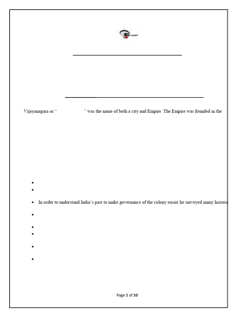 Vijaynagar study material pdf fortification
