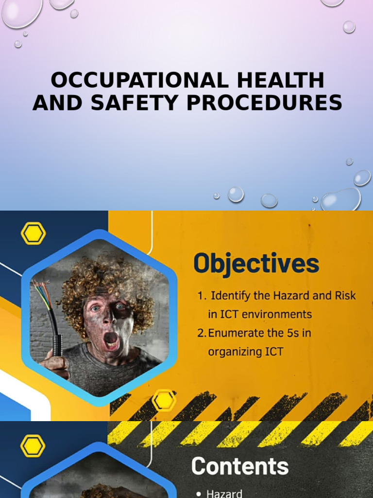 Occupational Health & Safety Guidelines | PDF