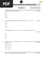 CA Foundation Exam Questions 2024 | PDF | Mathematics
