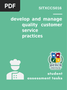 SITXCCS016 - Student Assessment Tasks
