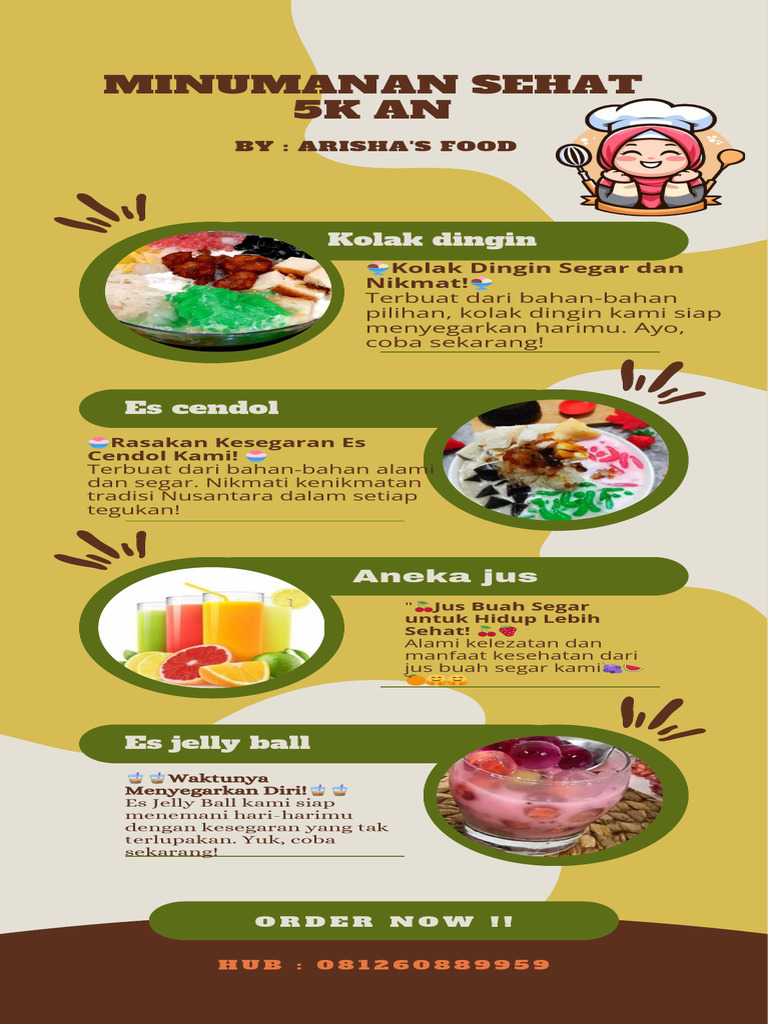 Infographic Makanan Sehat Dan Segar Simpel Hijau - 20250131 - 120543 ...