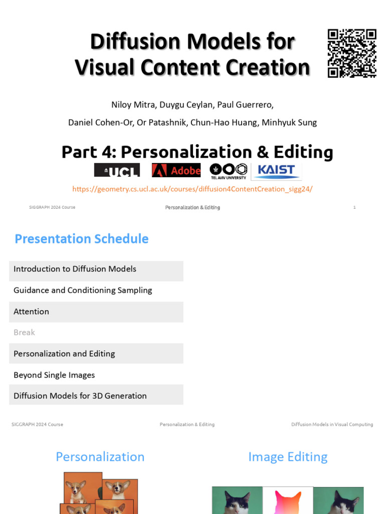 Personalization in Diffusion Models | PDF | 3 D Computer Graphics ...