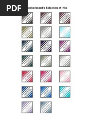 Checkerboard Ink Colors