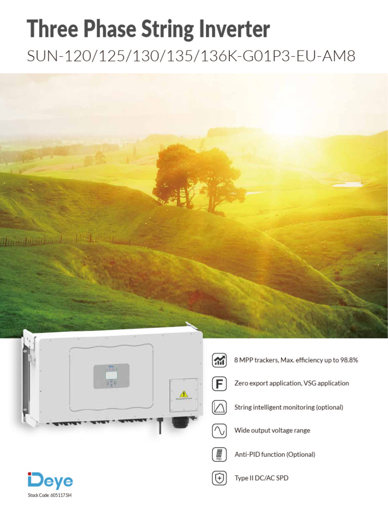 Solar Inverter Specs for Engineers | PDF | Alternating Current | Direct ...