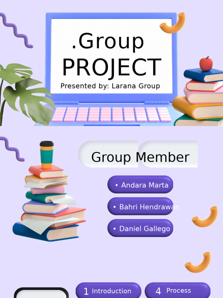 Yellow Blue 3D Cute Elements Neumorphism Group Project Presentation | PDF
