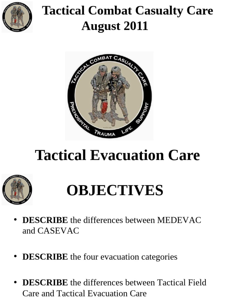Tactical Evacuation Care Guidelines | PDF | Blood Transfusion | Shock ...