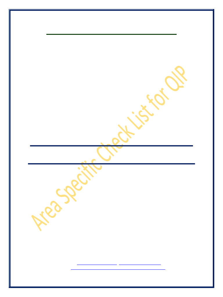 Areawise Audit Checklist-DrJLMeena | PDF | Informed Consent | Patient ...