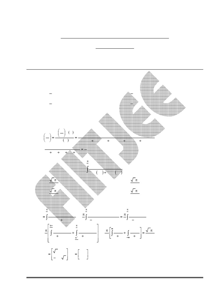 JEE Main 2024 Mathematics Questions | PDF
