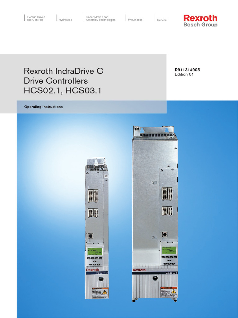 Rexroth IndraDrive C Operating Manual | PDF | Computer Data Storage ...
