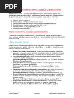 UACE Draft Timetable 2025 | PDF