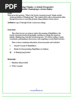 Download Thanksgiving Lesson Plan - A Jewish Perspective by Rabbi Benyomin Hoffman SN8313025 doc pdf