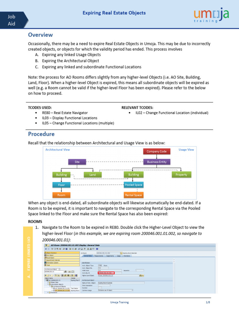 Expiring Real Estate Objects in Umoja | PDF | Computer Science ...