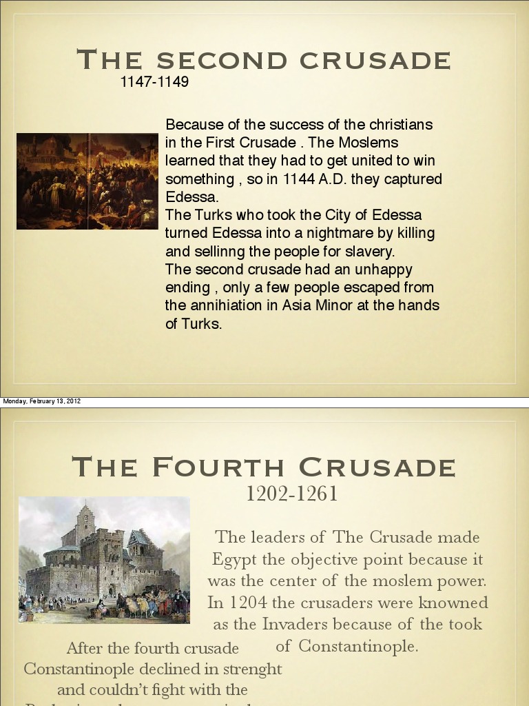 Overview of the Crusades History | PDF