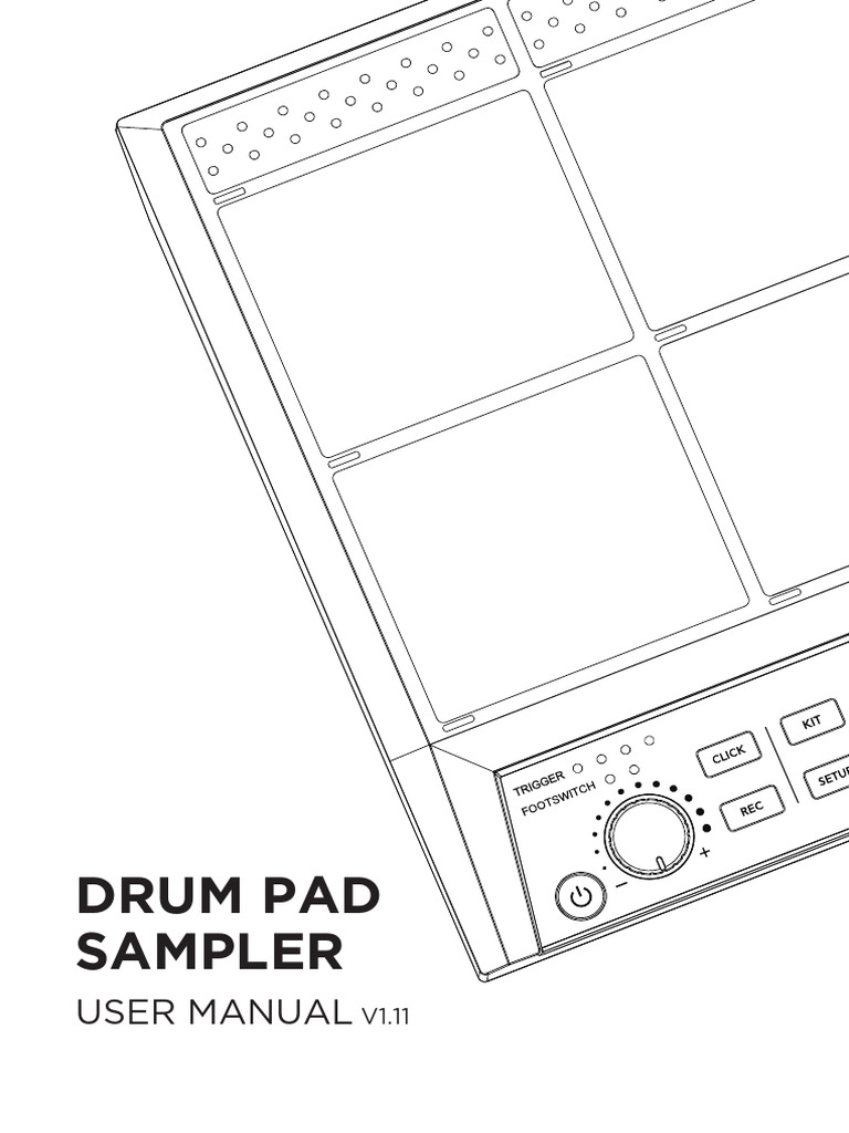 Drum Pad Sampler User Manual V1.11 | PDF | Headphones | Usb Flash Drive