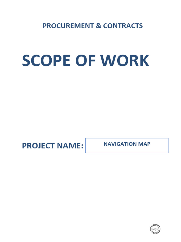 SOW - Navigation Map v2 - 27 - 01 - 25 | PDF | Websites | Software