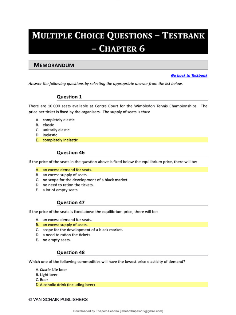 Economic Extra Material 4 | PDF