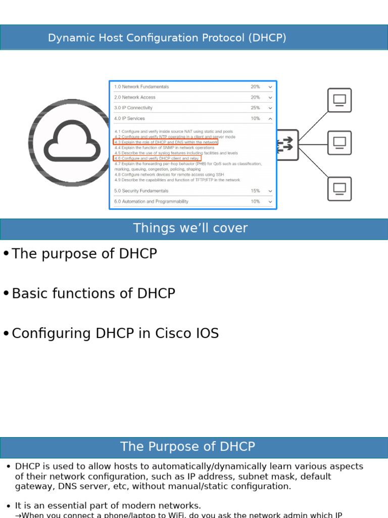 DHCP | PDF | Ip Address | Computer Network
