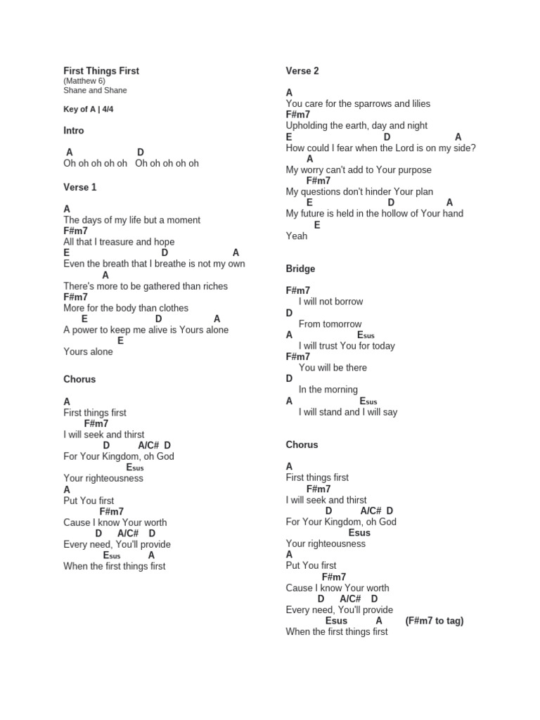 Emily S Dream Pdf Song Structure