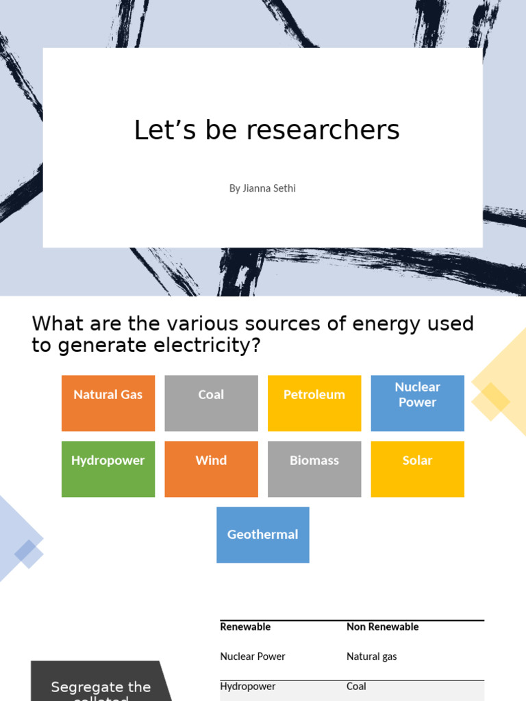 Energy Sources for Electricity Generation | PDF