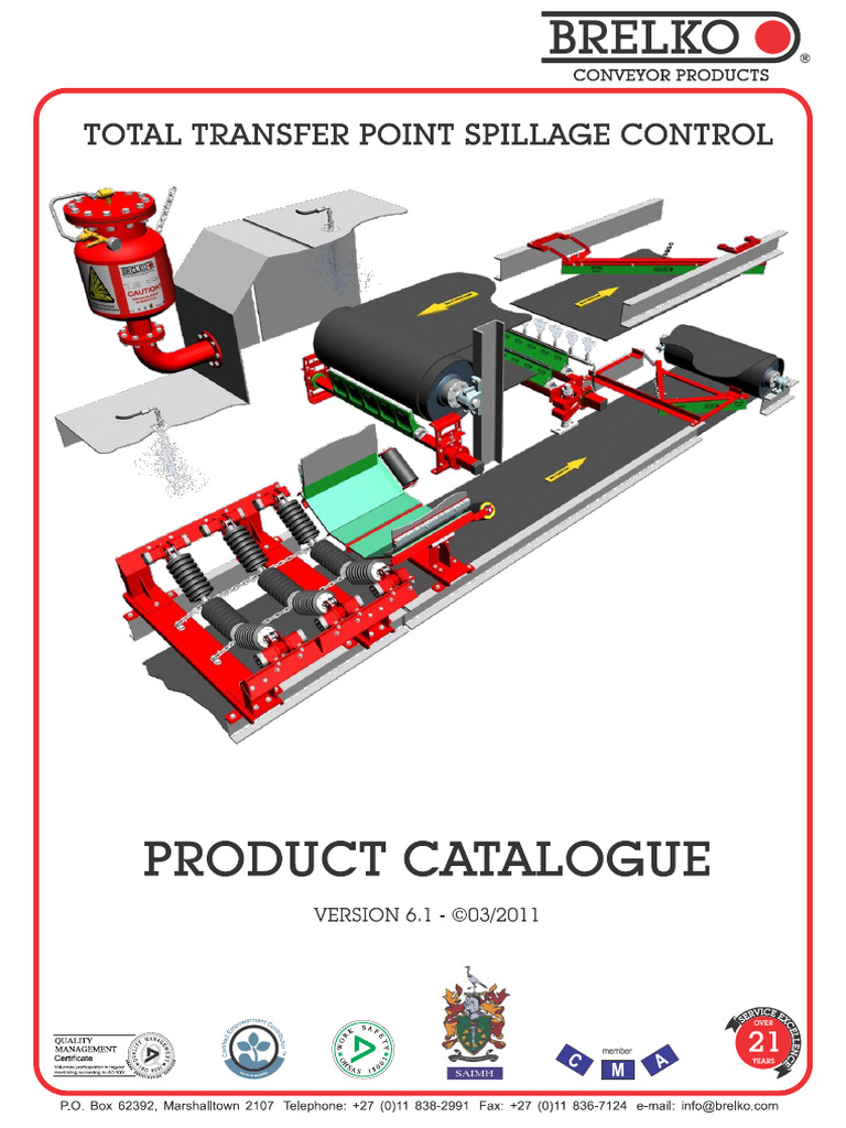 Brelko Conveyor Products Overview | PDF | Materials