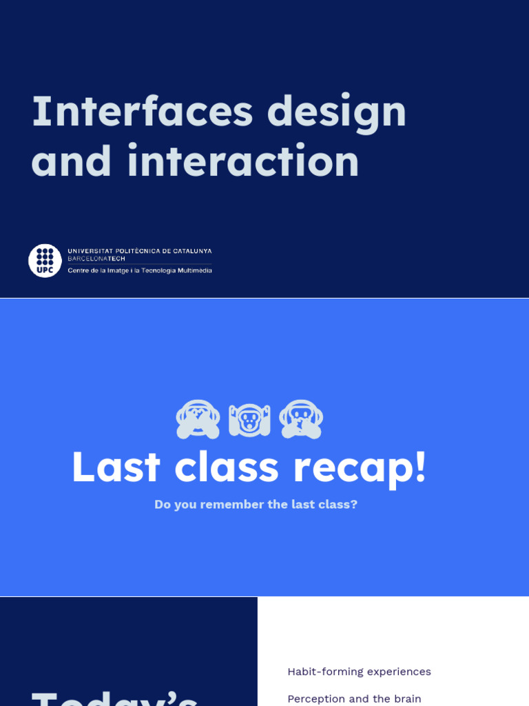 UX-UI Design - Perception and Memory | PDF | Senses | Perception