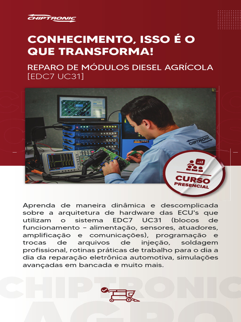 Curso de Reparo de Módulos EDC7 UC31 | PDF | Eletrônicos | Hardware de ...