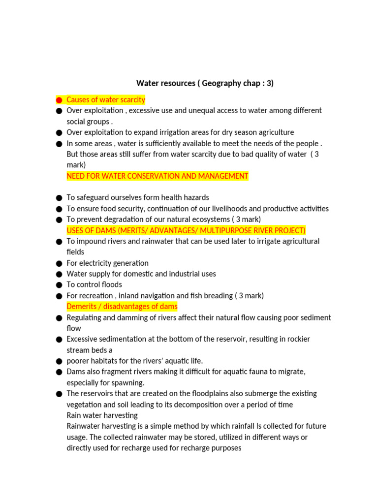 Water Resources Tips | PDF | River | Flood