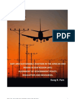 Safe and sustainable aviation in Africa; Alignment of Policies, Regulations and Resources.