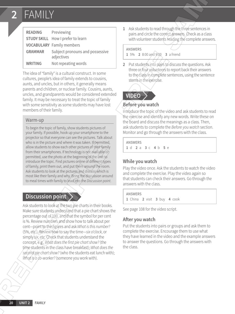 Skillful R&W F TB Unit 2 | PDF | French Fries | Vocabulary