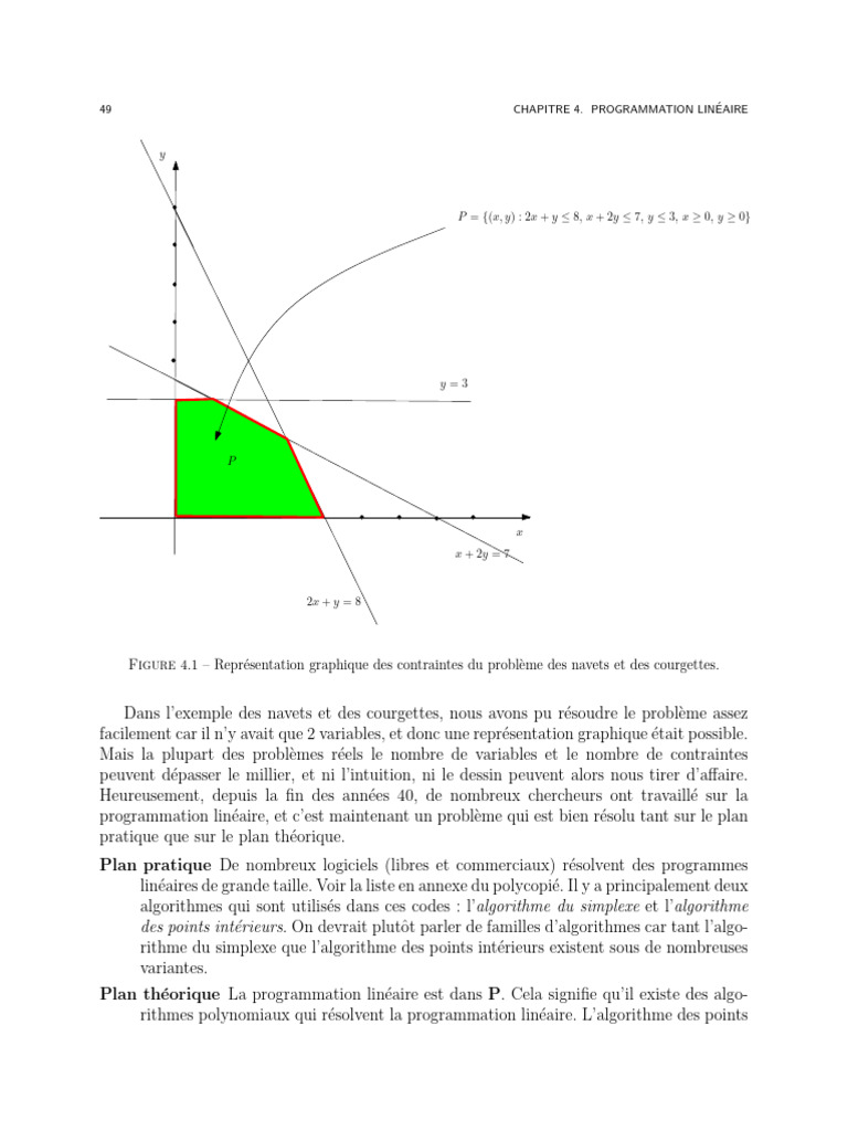 Introduction à la Programmation Linéaire | PDF | Optimisation linéaire ...