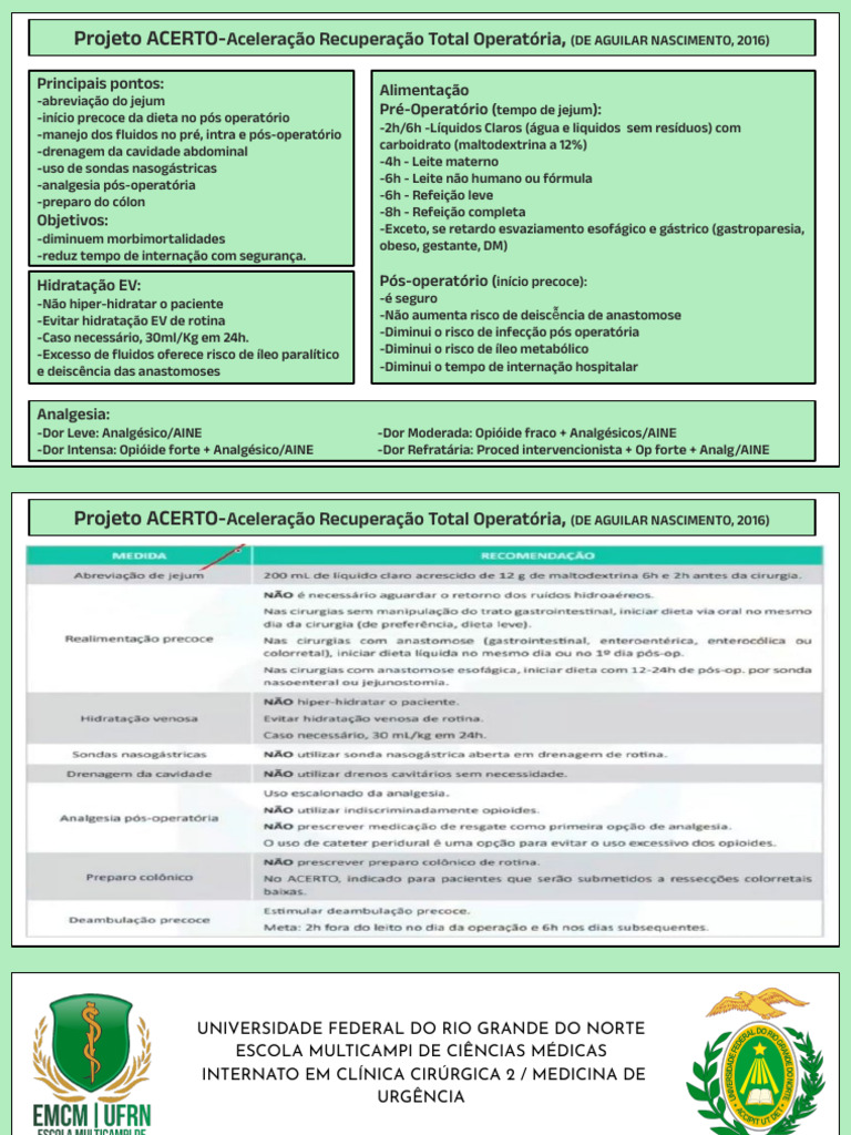 Protocólos de Recuperação e Trauma Médico | PDF | Remédio | Doenças e ...