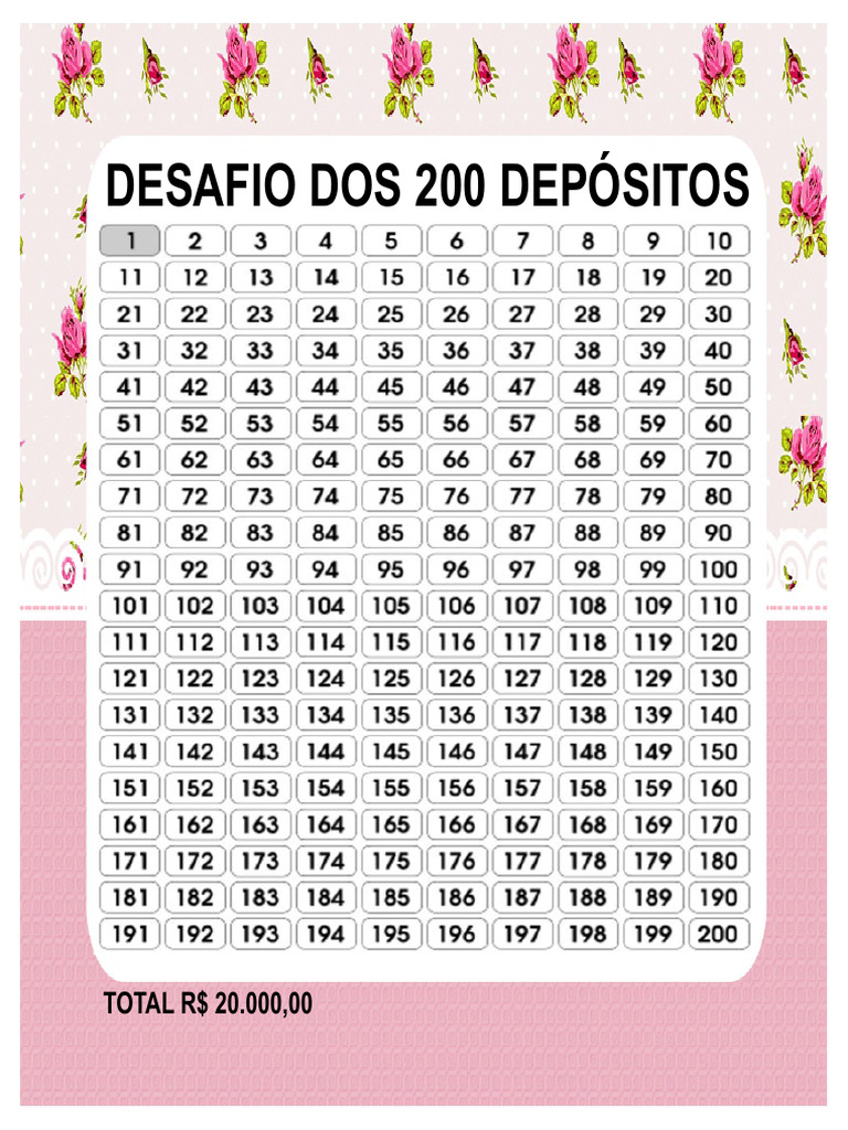 Desafio Dos 200 | PDF