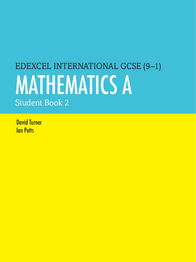 Edexcel IGCSE Maths Book 2 Overview | PDF