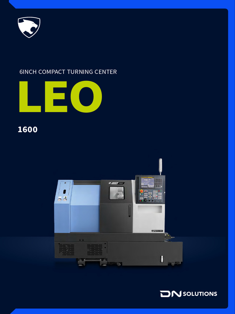 LEO 1600 Compact Turning Center | PDF | Coolant | Mechanical Engineering