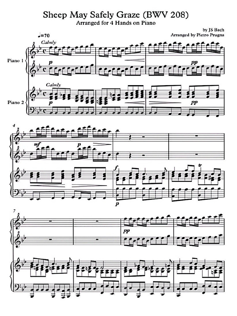 Bach Kantate Nr. 4 BWV 4 ピアノ伴奏版 Bach Kantate Nr. 4 BWV 4