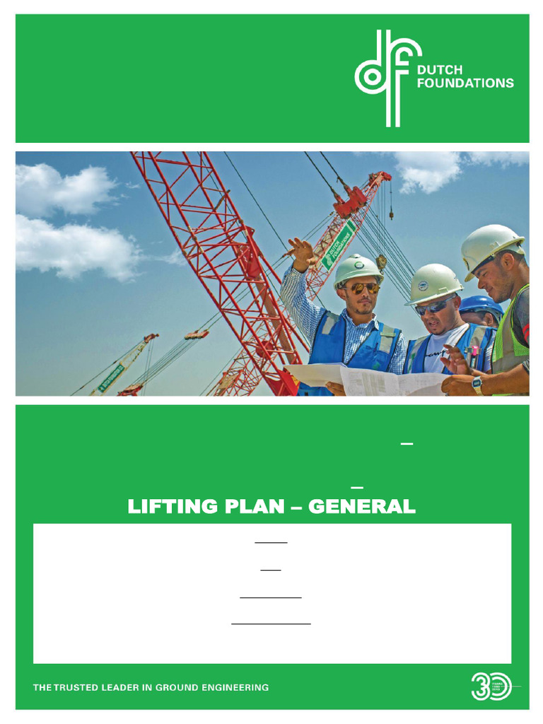 Lifting Management Plan Dated 7th Dec 2024 (FINAL) | PDF | Crane ...