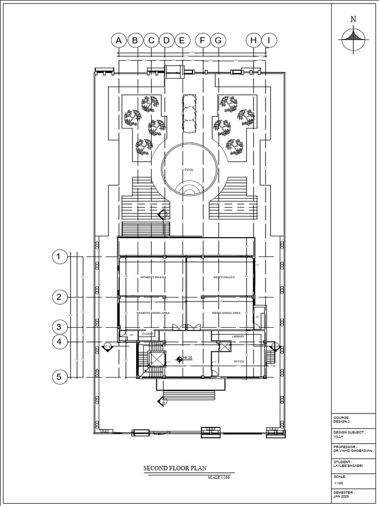 A B C D E F G H I: Second Floor Plan | PDF