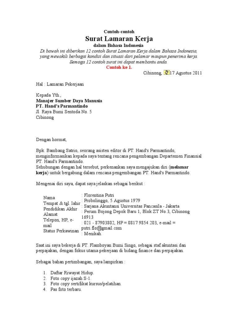 Download 62+ Contoh Surat Lamaran Kerja Editor Terbaru Gratis