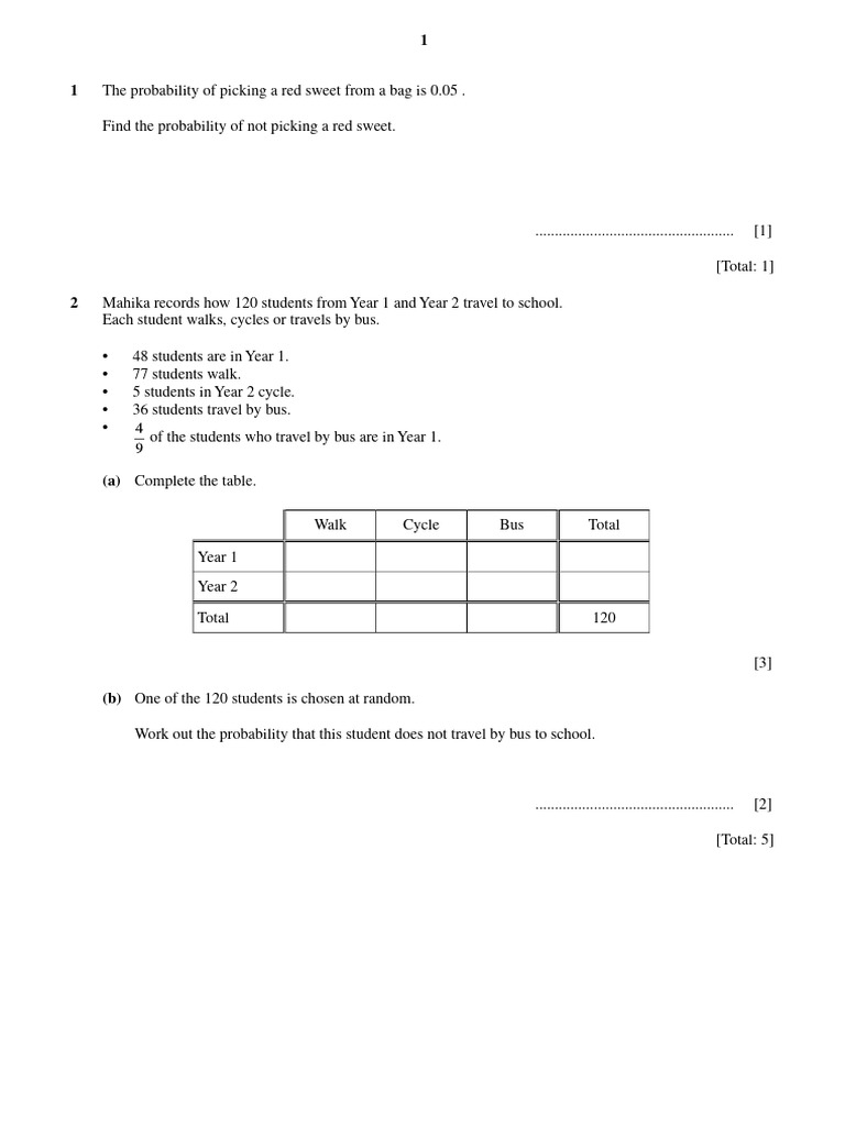 Probability Exercises and Solutions | PDF | Mathematics