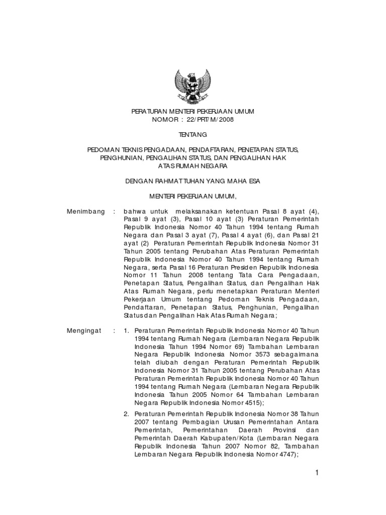 Contoh Surat Izin Penghunian Rumah Dinas - Kumpulan Surat Penting
