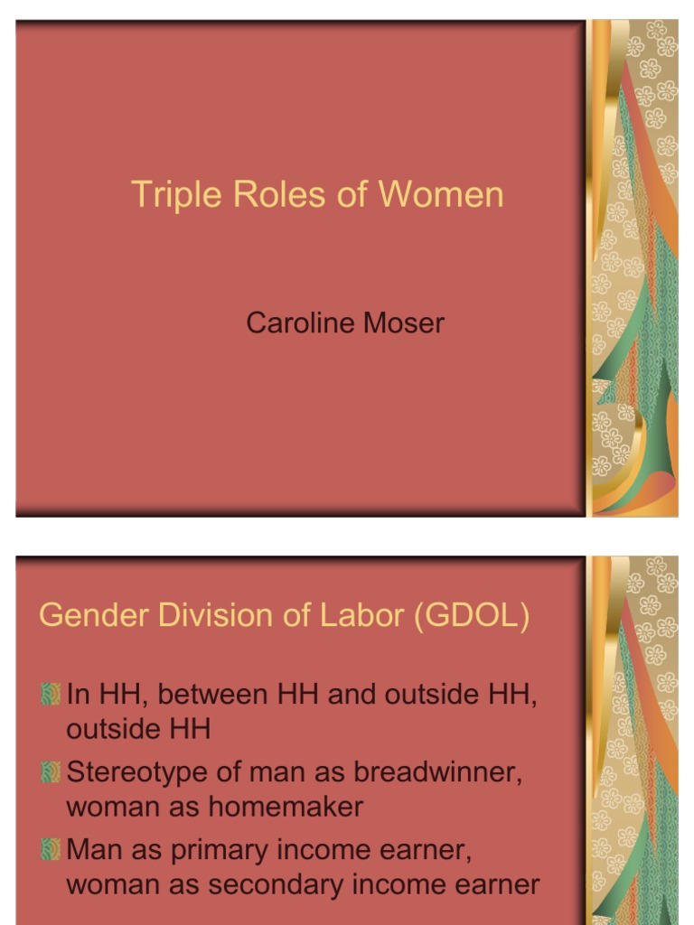 Triple Roles of Women PDF