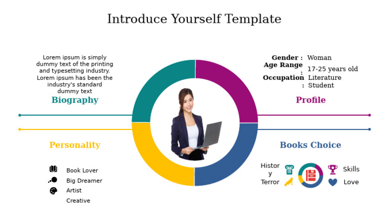 Literature Student Introduction Template | PDF